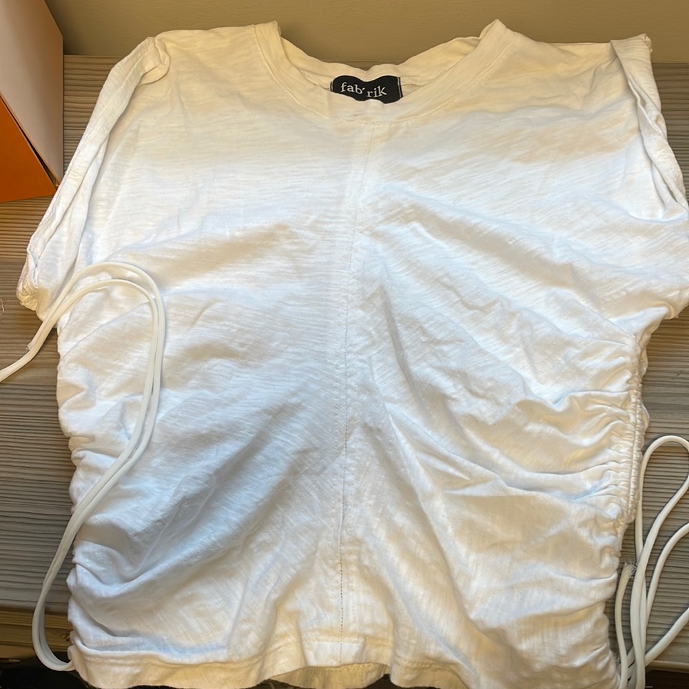Zara Muscle Tank Adjustable Ruched Sides